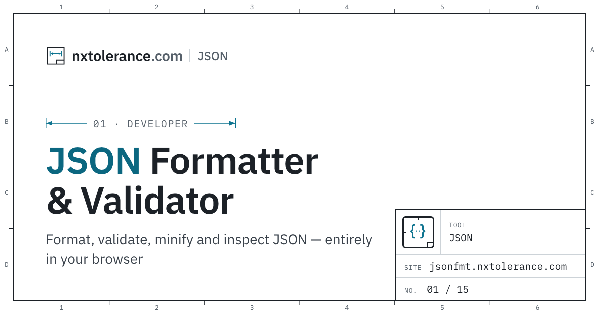 JSON Formatter & Validator | JSONfmt